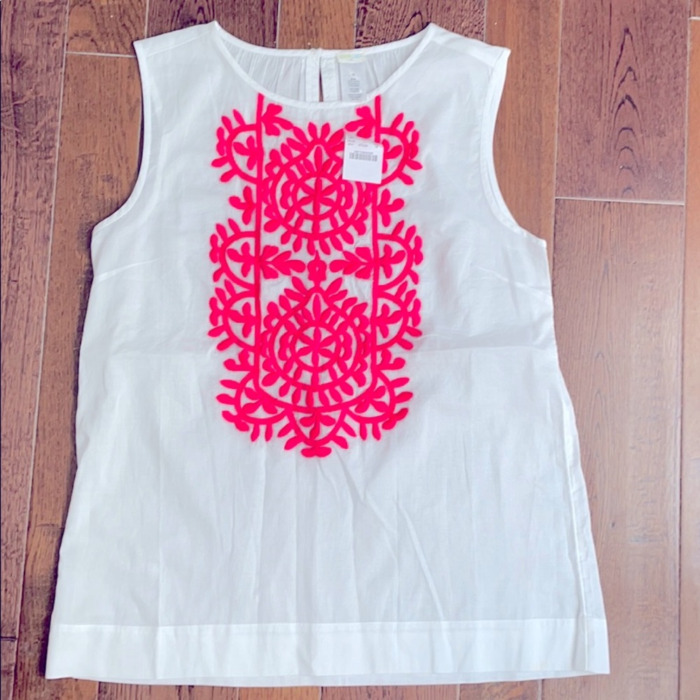 Crew Cuts NWT 100%Cotton Embroidered Top girls16